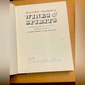 The encyclopedia of wines and spirits